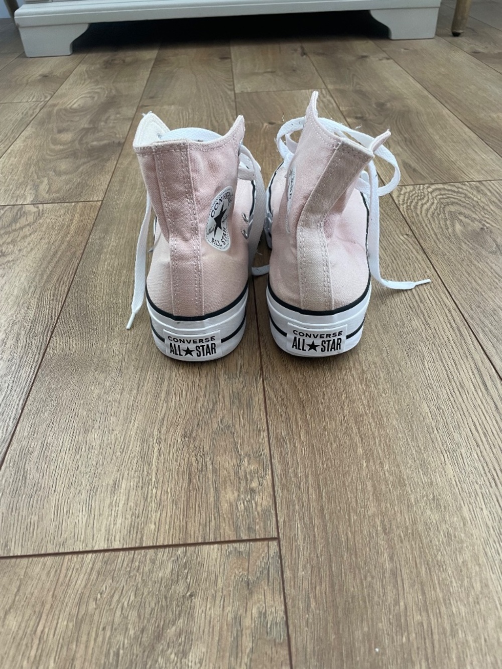 Hightop Platform Converse in Light Pink Size 7 - Picture 5 of 7